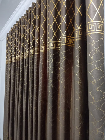 ✨ Velvet Curtain – Laser Design ✨(Ultra Soft)Polish