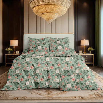 7Pc Printed Comforter Set