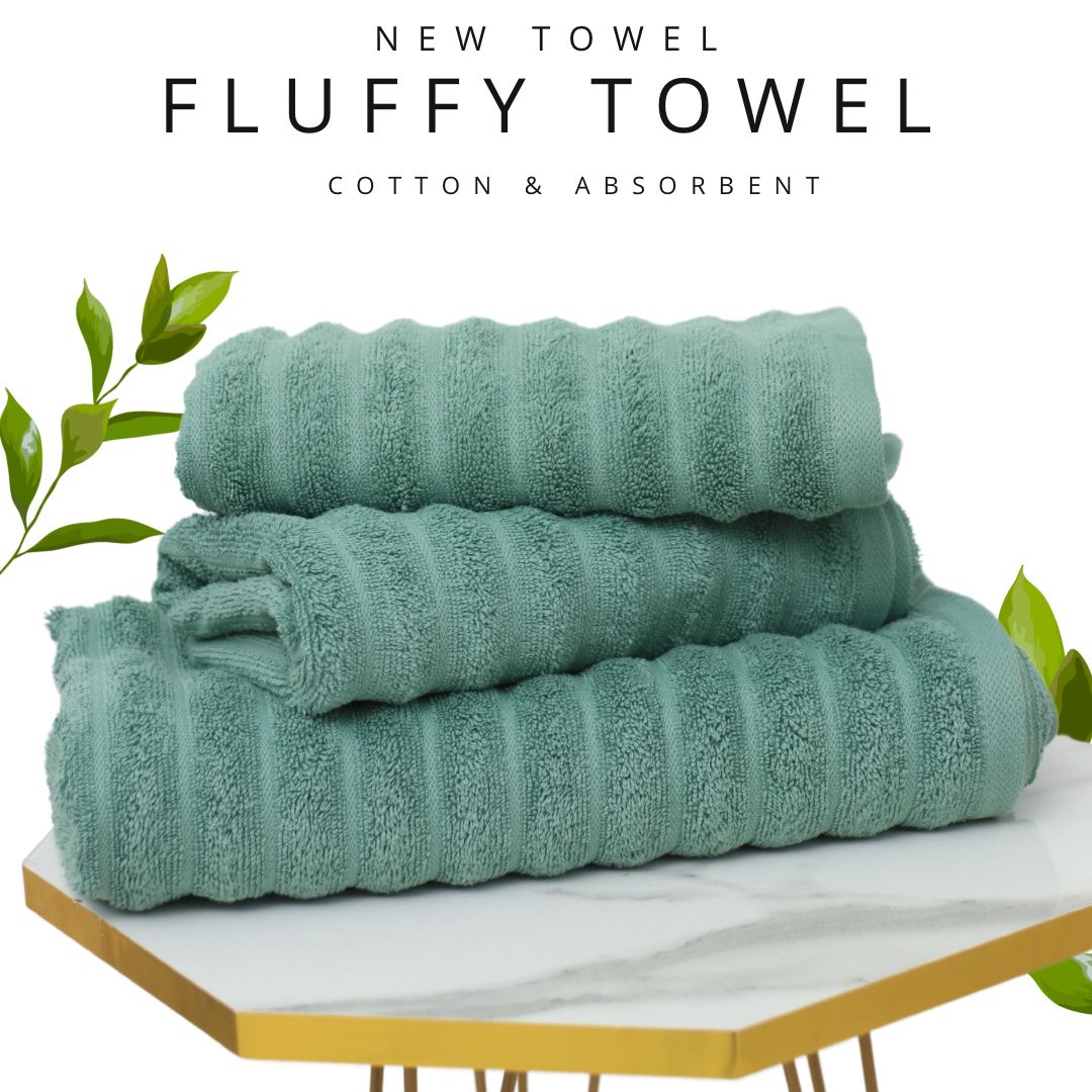 COTTON TOWEL SET OF 3