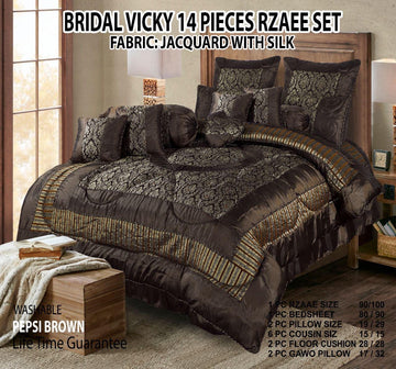 Bridal Vicky 14pcs Razai Set