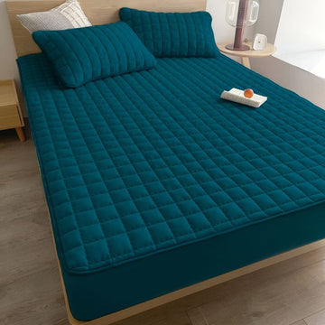 QUILTED WATERPROOF MATTRESS PROTECTOR-Zink