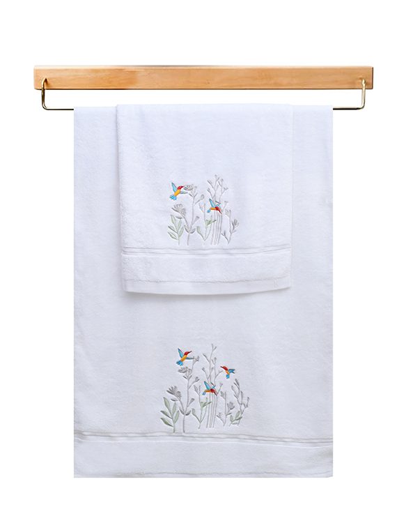 Embroidery Towel Set | 2-Pcs
