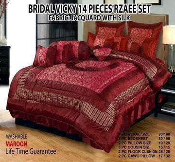 Bridal Vicky 14pcs Razai Set